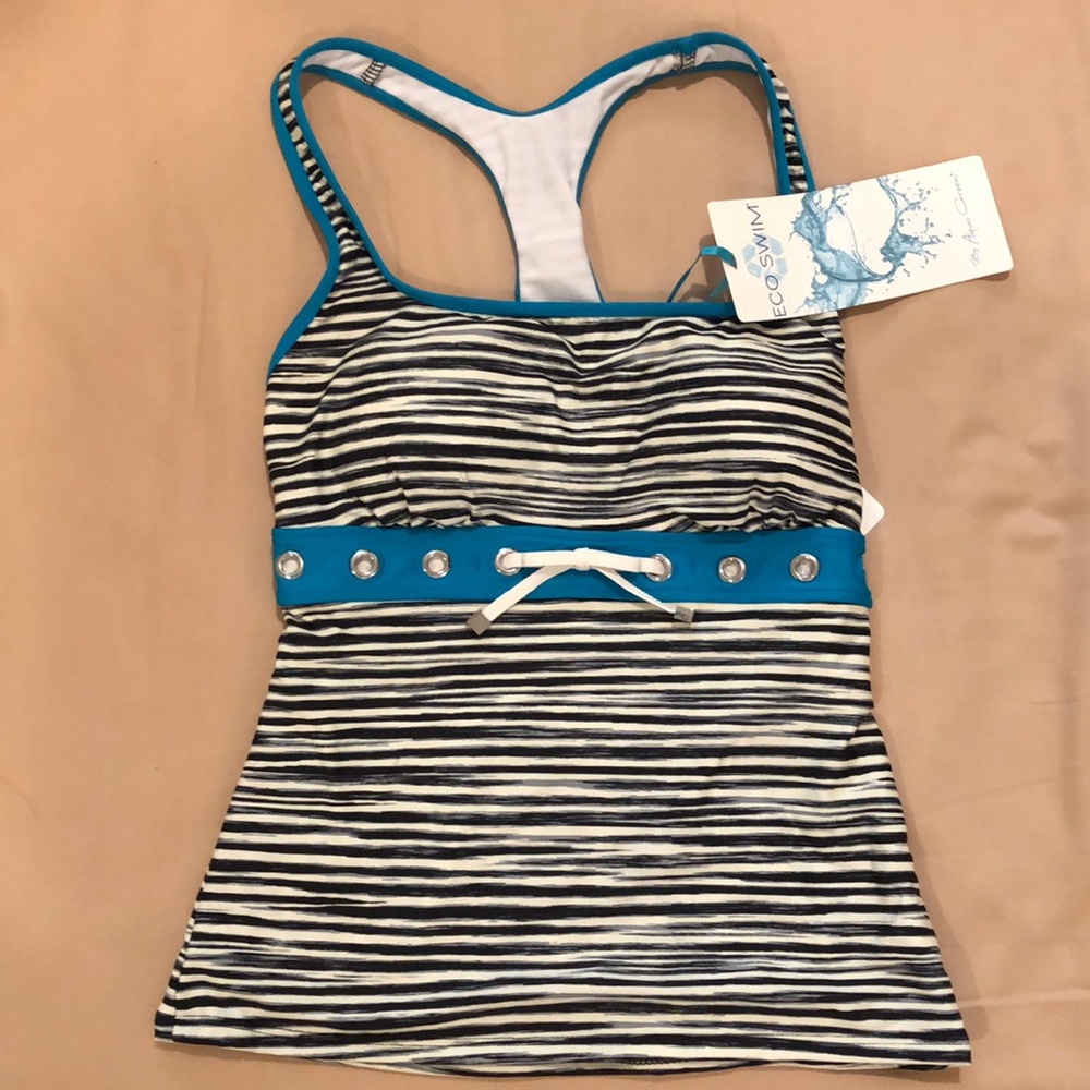 NWT (3 for $30) Eco Swim Tankini Top